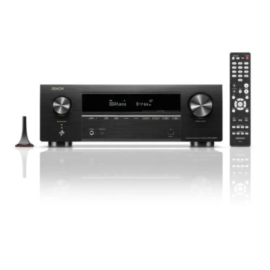 Denon AVR-X1800H 7.2 Channel AV Receiver – 80W/Channel, Wireless Streaming via Built-in HEOS, WiFi, & Bluetooth, Supports Dolby Vision, HDR10+, Dynamic HDR, and Home Automation Systems