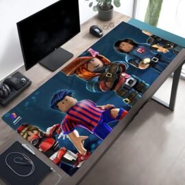 GamerGrip Gaming Mouse Pad, Adventure Design, XXXL 46 x 92 cm, Desktop Mat