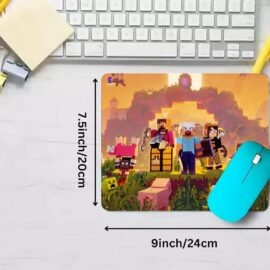 GamerGrip Creeper Zone Gaming Mouse Pad, 24 x 20 cm, Desk Mat for Gaming
