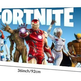 GamerGrip Fortnite Gaming Mouse Pad, XXL Extended Desk Mat, 36 x 14 inches