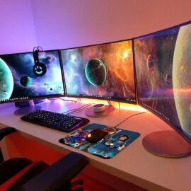 GamerGrip Adventure Gaming Mouse Pad, 24 x 20 cm